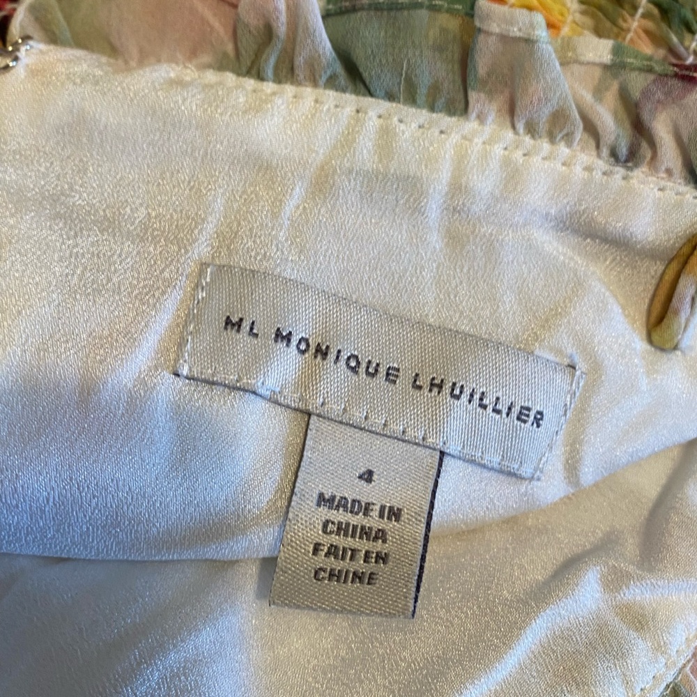 ML MONIQUE LHUILLIER Blooming Field Smocked - Picture 5 of 11